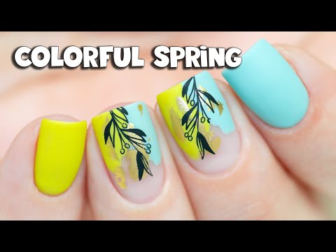Colorful Spring Nail Art | NEW Indigo Think Spring Collection