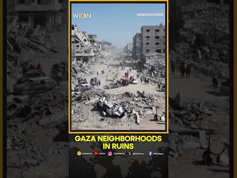 Drone Footage Shows Gaza City in Ruins After Ceasefire | WION Shorts