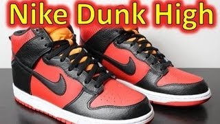 red and black nike dunks