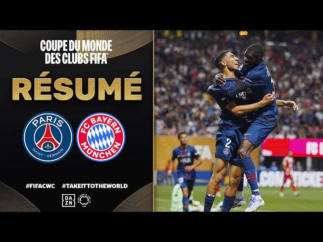 Résumé de PSG vs. Bayern | Coupe du Monde des Clubs | Quart de finale