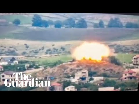 Explosions, bomb raids and artillery heard in disputed Nagorno-Karabakh region
