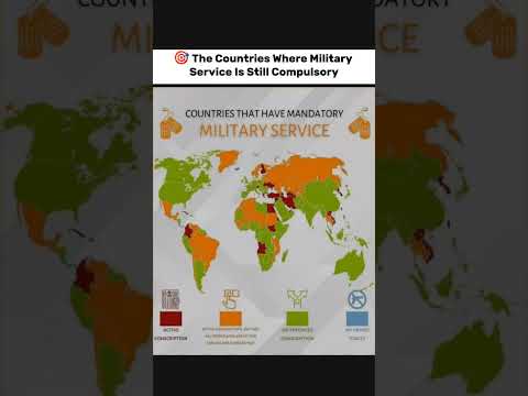 “Would you survive the draft?#MilitaryService #ConscriptionMap #GlobalDraft