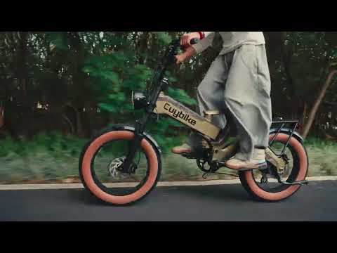 Have Fun Riding the Euybike K6 Pro Camo Gold Electric Bike!