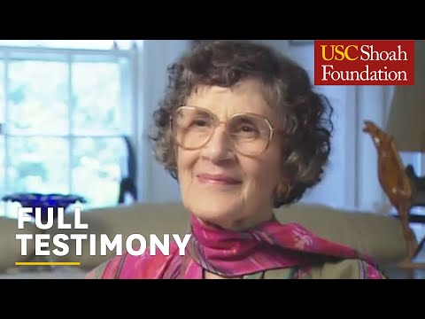 Rescuer of 100+ WWII Refugees | Tina Strobos Chudson | Women’s History Month | USC Shoah Foundation