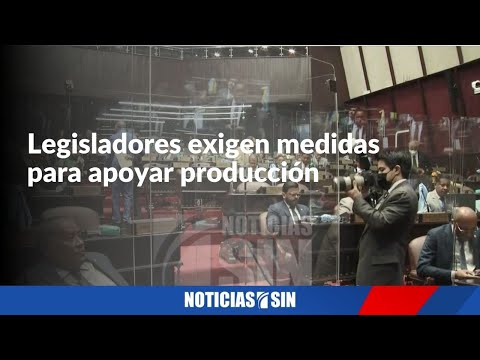 Legisladores exigen medidas para apoyar producción