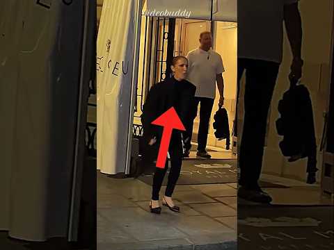 Celine Dion Look Impacable <strong>In</strong> The Camera Lights <strong>In</strong> Street Among People <strong>In</strong> Paris