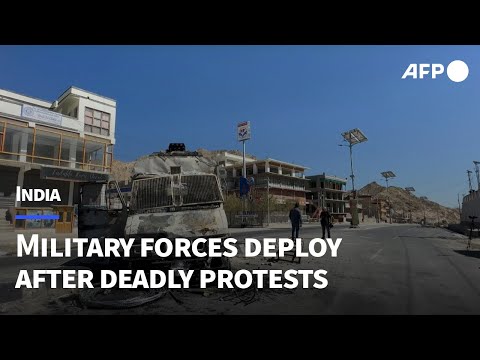 India military forces deploy in Ladakh after deadly protests | AFP