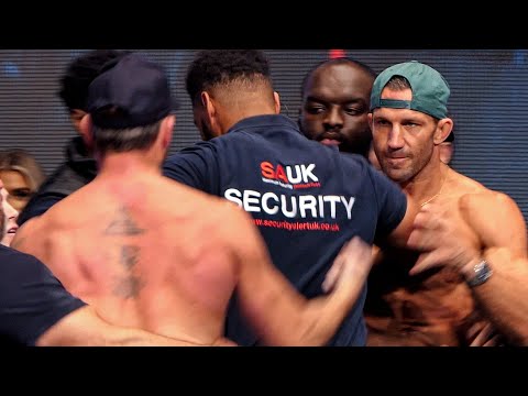 HEATED! Darren Till vs Luke Rockhold • WEIGH IN & FINAL FACE OFF | Misfits Boxing