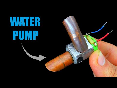 I transformed a DC Motor into a Water Pump DIY