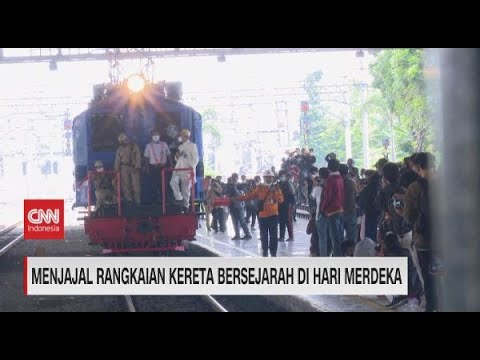 Menjajal Rangkaian Kereta Bersejarah di Hari Merdeka