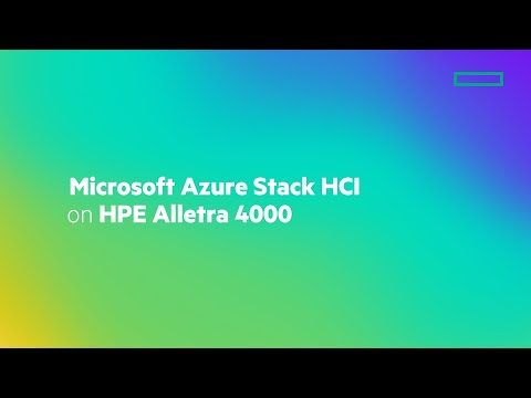 HPE Alletra 4000 and Azure HCI