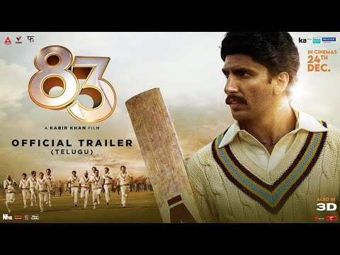 83 official trailer- Telugu- Ranveer Singh 83 official trailer- Telugu- Ranveer Singh