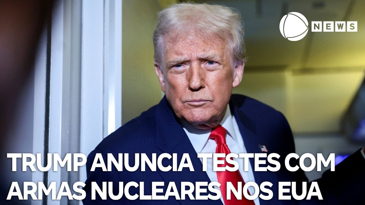 Trump anuncia testes com armas nucleares nos EUA  TV Online Trump anuncia testes com armas nucleares nos EUA