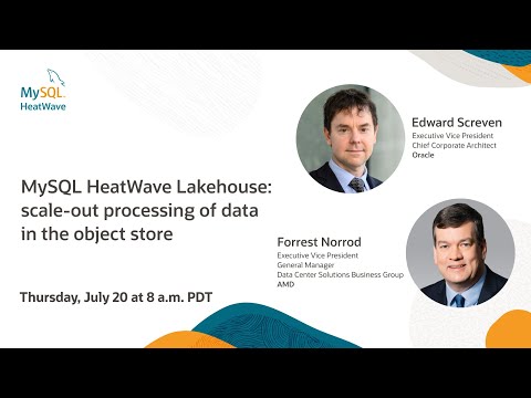 MySQL HeatWave Lakehouse: scale-out processing of data in the object store