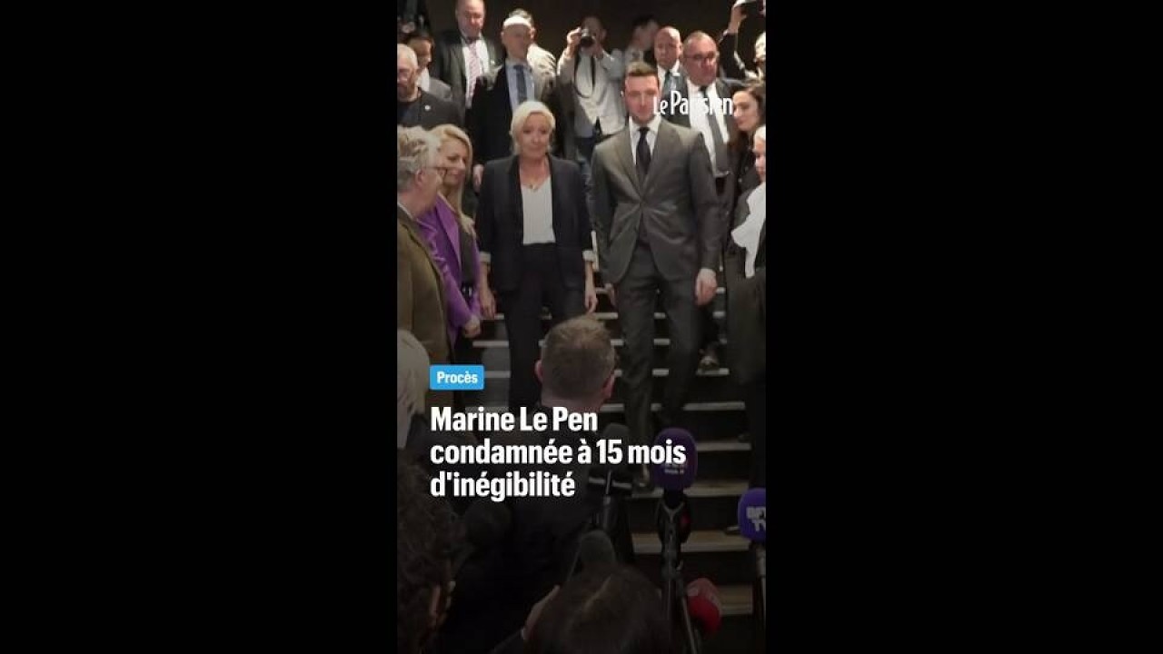 Procès : Marine Le Pen condamnée à 15 mois d'inéligibilité