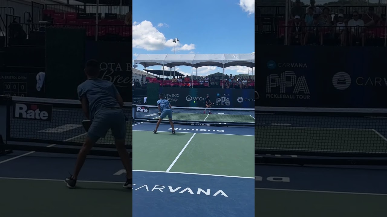 So many phenomenal shots in this pickleball point 😤