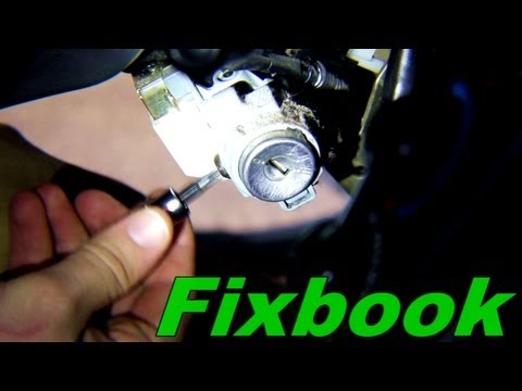 How to remove honda civic ignition tumbler #6