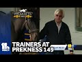 Trainers arrive at Pimlico for Preakness... eventually