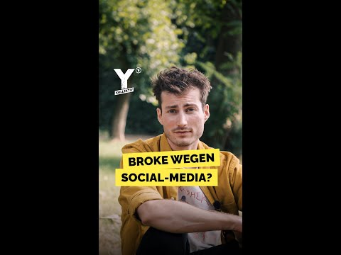 Broke wegen Social-Media? #shorts