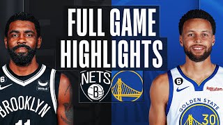 NETS at WARRIORS | FULL GAME HIGHLIGHTS | January 22, 2023