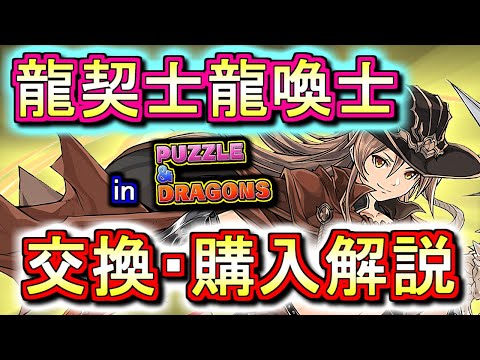 【迷っている方へ】龍契士龍喚士シリーズガチャキャラの交換・購入は必要か、徹底解説します。【パズドラ】