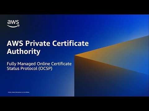 AWS Private CA - Fully Managed OCSP Demo | Amazon Web Services
