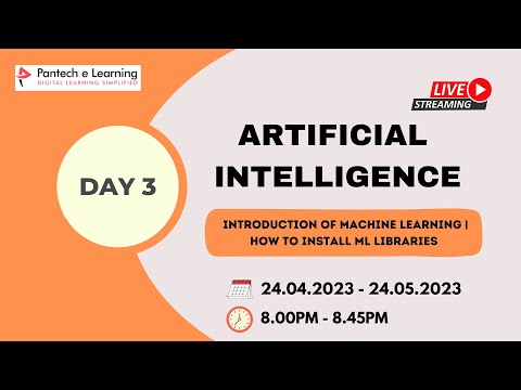 Day – 3  Introduction  of Machine Learning | How to install ML libraries
