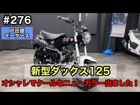 2025年モデル｜新型ダックス125・オシャレでクールなパールシャイニングブラックが入荷しました♪