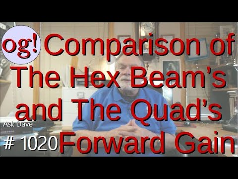 Comparison of The Hex Bean's and The Quad's Forward Gain (#1020)