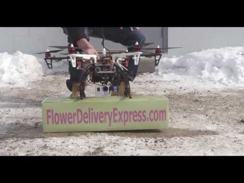 Flower Delivery By Drone