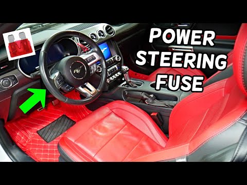 FORD MUSTANG POWER STEERING ASSIST MODULE FUSE LOCATION REPLACEMENT 2015 2016 2017 2018 2019 2020 20