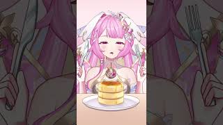 nom nom nom 🥞😍#shorts #shorts #Lapine #Vtuber #VtuberTH #PolygonProjec