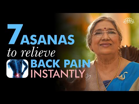 5 Minutes Yoga for Instant Back Pain Relief | Home Remedies | 7 Best Back Pain Asanas