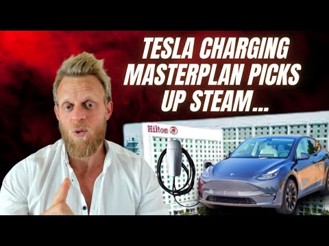 Tesla installing 20,000 EV chargers at Hilton Hotels after they discovered...