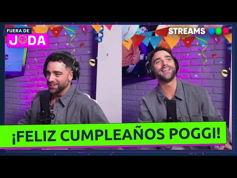 ¡Feliz cumple Poggi! Lo festejamos en #FueraDeJoda