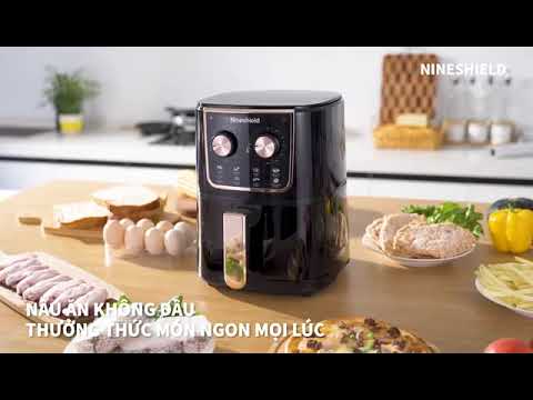 video Nồi chiên không dầu Nineshield KB-5001M 5.2 Lít