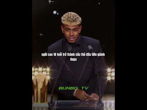 YAMAL CÓ THÁI ĐỘ KỲ LẠ KHI DEMBELE NHẬN QUẢ BÓNG VÀNG