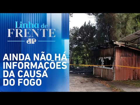 Casa de autor de ataque ao STF é incendiada em SC | LINHA DE FRENTE