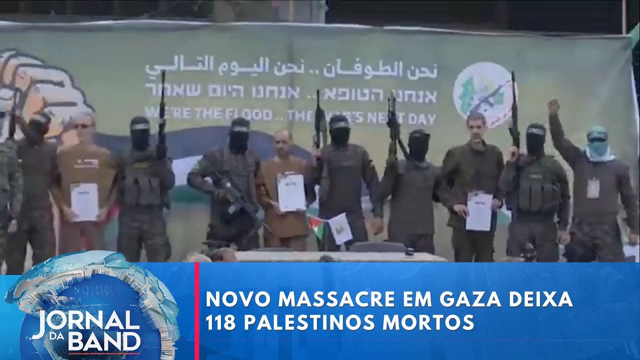 Novo massacre em Gaza deixa 118 mortos | Jornal da Band