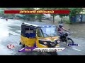 People Trapped In Flood Rescued With JCB In Old City | Hyderabad Rains | V6 News  - 06:20 min - News - Video
