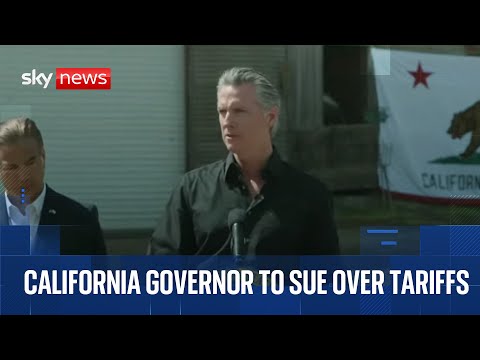 California governor speaks on Trump tariffs