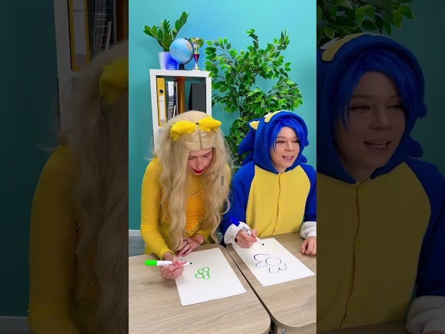 Art Class Disaster! Copying My Teacher's Drawing Fail 😂🖌️