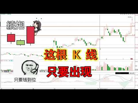 机会明显，这种K线只要出现，说明突破成功，上涨继续延续/股票/证券/财经/理财/A股/K线/股民/散户