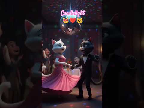 कैंडल लाइट में कैट कॉमेडी का धमाका!😻🤣#catvideos#catshorts