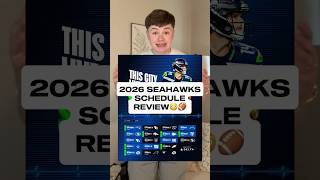 2026 SEATTLE SEAHAWKS SCHEDULE REVIEW😳🤣🏈 #nfl #football #seahawks #sports #funny