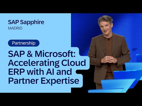 SAP & Microsoft: Accelerating Cloud ERP with AI and Partner Expertise | SAP Sapphire Madrid 2025