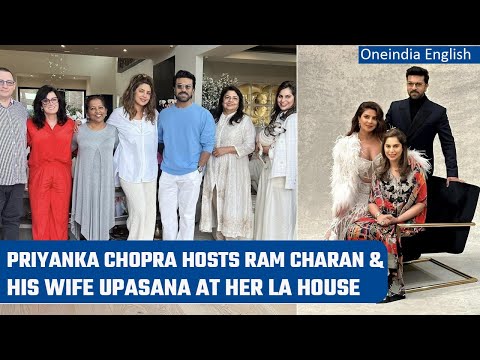 Ram Charan and wife Upasana visit Priyanka Chopra’s house in Los Angeles: More Pics Shared