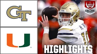 Miami Hurricanes vs. Georgia Tech Yellow Jackets | Full Game Highlights | ESPN College Football