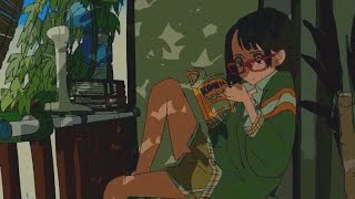 自主制作アニメ『バルコニーで読書する女の子』【作業用】