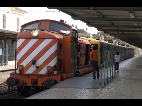 Diesel Loco Tows CP Unit, Manuevering to Park, and Leaves Isolated